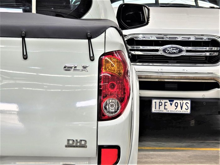 2012 Mitsubishi Triton GLX MN MY12 4X4 Dual Range White