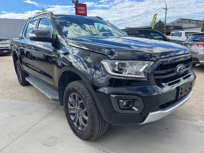 2021 Ford Ranger Wildtrak PX MkIII MY21.25 4X4 Dual Range Shadow Black