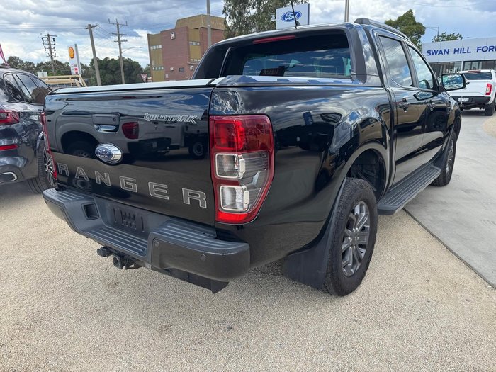 2021 Ford Ranger Wildtrak PX MkIII MY21.25 4X4 Dual Range Shadow Black