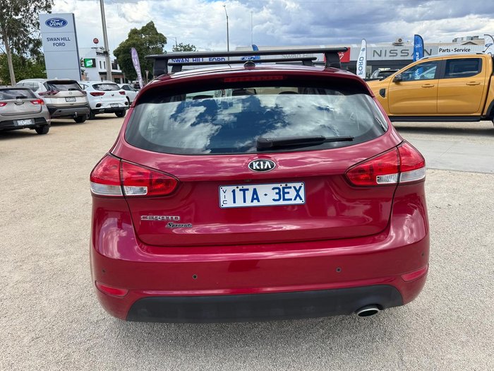 2017 Kia Cerato Sport+ YD MY18 Temptation Red