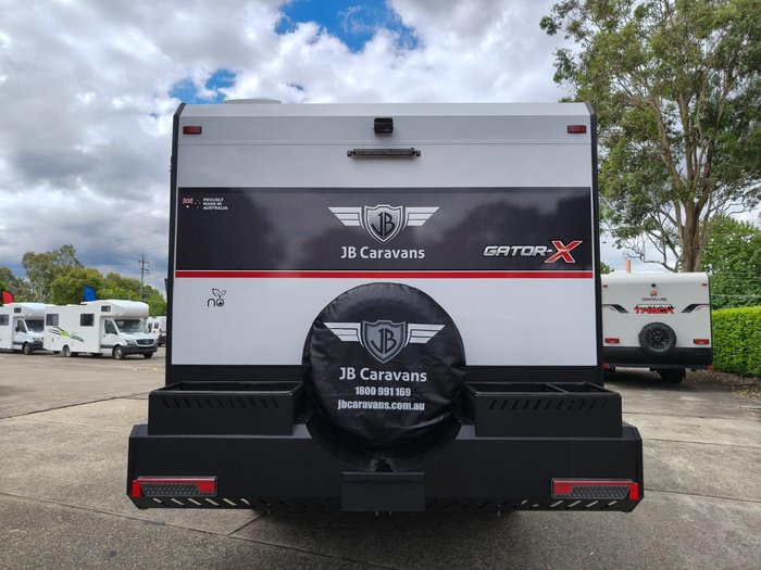 2026 JB Caravans Gator X 18'6 Front Door Cafe
