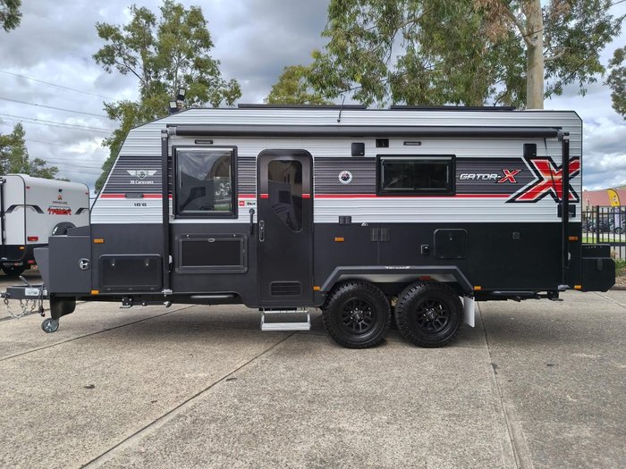 2026 JB Caravans Gator X 18'6 Front Door Cafe