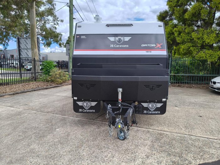 2026 JB Caravans Gator X 18'6 Front Door Cafe
