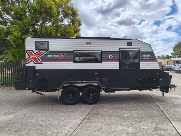 2026 JB Caravans Gator X 18'6 Front Door Cafe