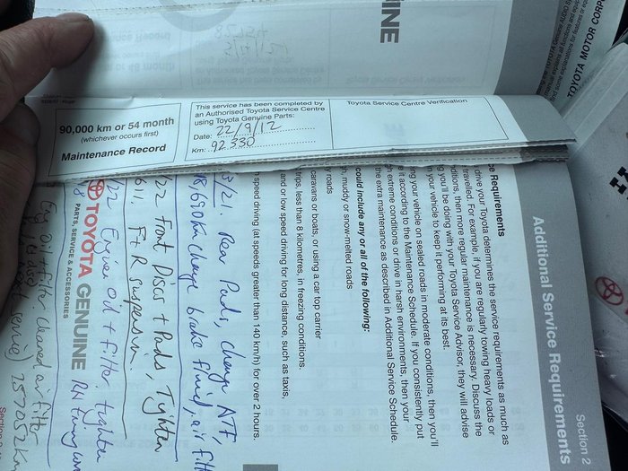 2008 Toyota Kluger KX-R GSU45R AWD Silver Pearl