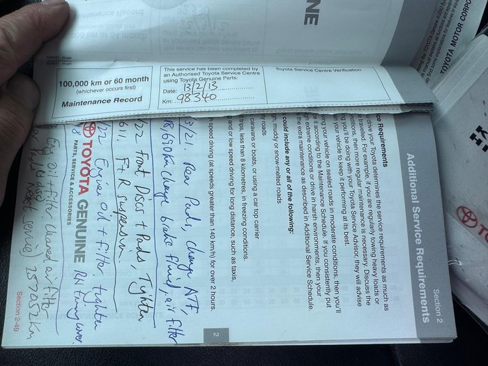 2008 Toyota Kluger KX-R GSU45R AWD Silver Pearl