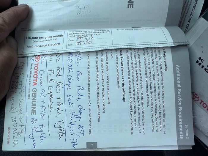 2008 Toyota Kluger KX-R GSU45R AWD Silver Pearl