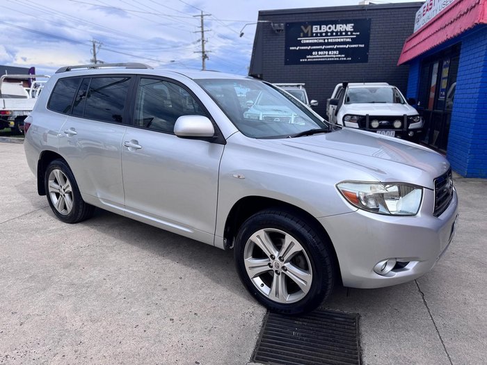 2008 Toyota Kluger KX-R GSU45R AWD Silver Pearl