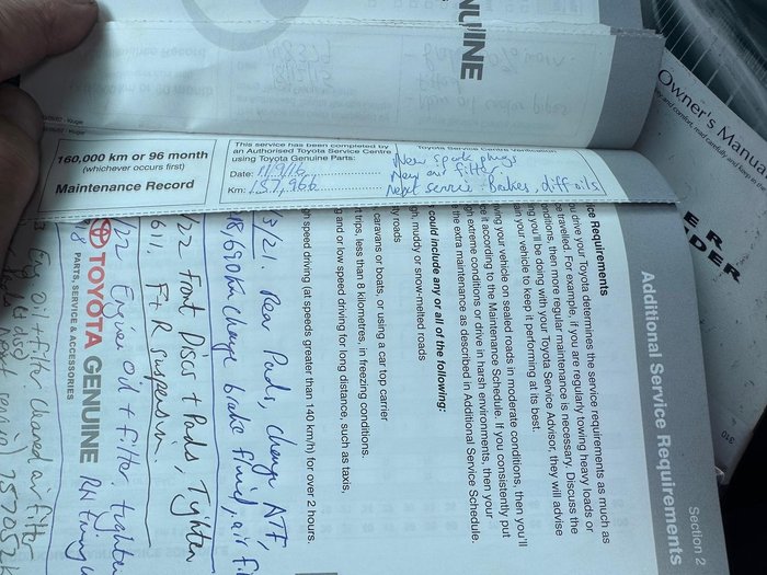 2008 Toyota Kluger KX-R GSU45R AWD Silver Pearl