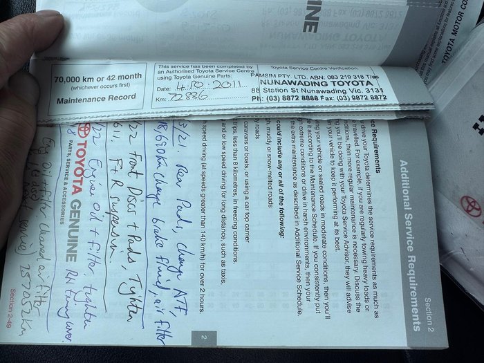 2008 Toyota Kluger KX-R GSU45R AWD Silver Pearl