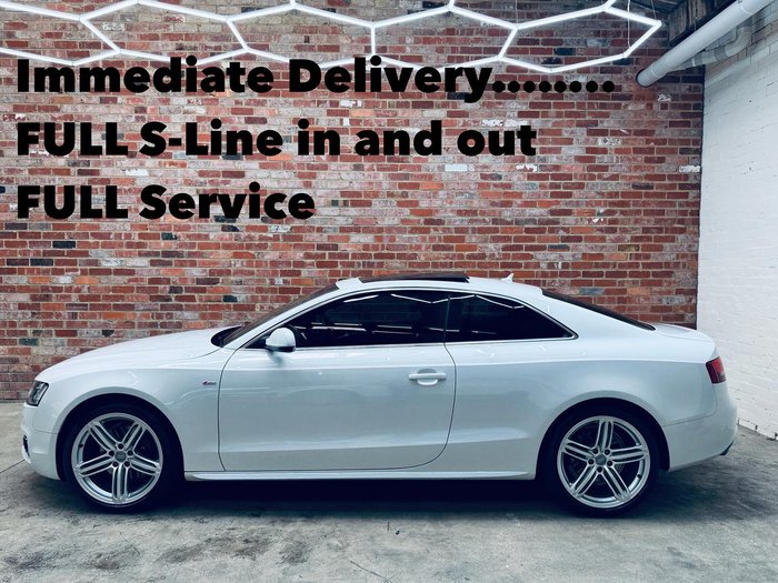 2012 Audi A5 8T MY12 Four Wheel Drive White