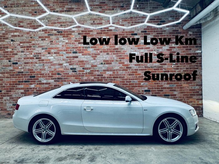 2012 Audi A5 8T MY12 Four Wheel Drive White