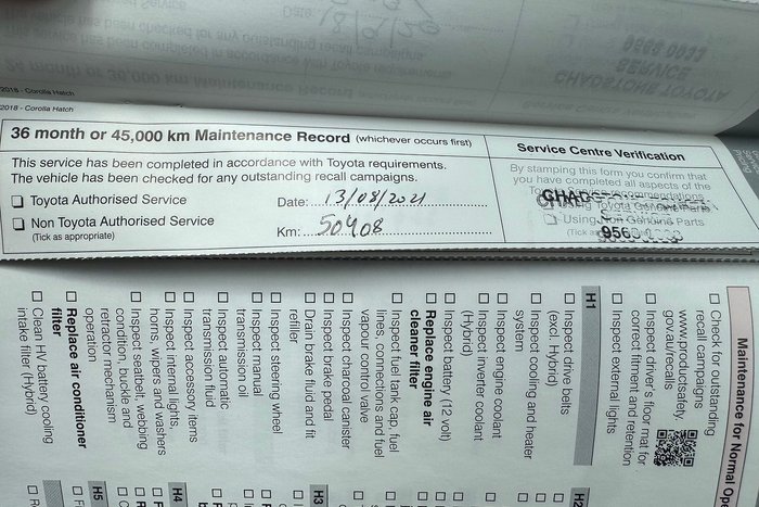 2018 Toyota Corolla SX