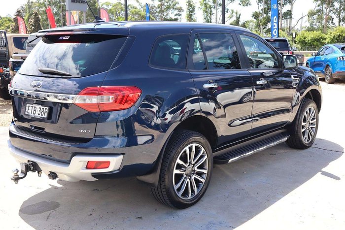 2020 Ford Everest Titanium UA II MY20.25 4X4 Dual Range Deep Crystal Blue