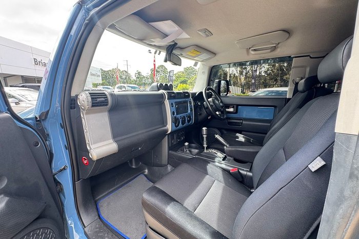 2012 Toyota FJ Cruiser GSJ15R 4X4 Dual Range Military Blue + White Roof