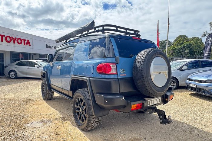 2012 Toyota FJ Cruiser GSJ15R 4X4 Dual Range Military Blue + White Roof