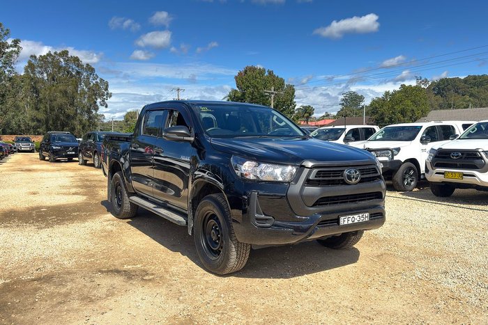 2023 Toyota Hilux Workmate GUN125R 4X4 Dual Range Eclipse Black