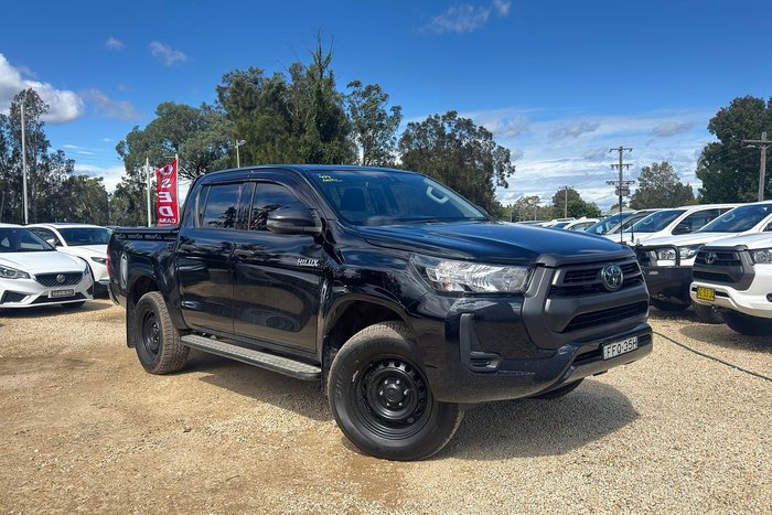 2023 Toyota Hilux Workmate GUN125R 4X4 Dual Range Eclipse Black