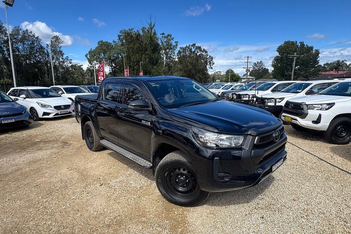 2023 Toyota Hilux Workmate GUN125R 4X4 Dual Range Eclipse Black