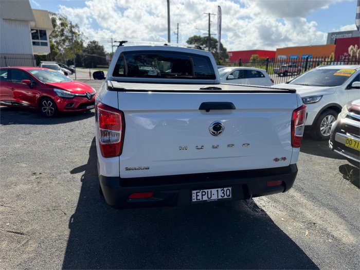 2021 SSANGYONG MUSSO ELX Q200S MY20.5 WHITE