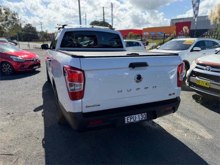 2021 SSANGYONG MUSSO ELX Q200S MY20.5 WHITE