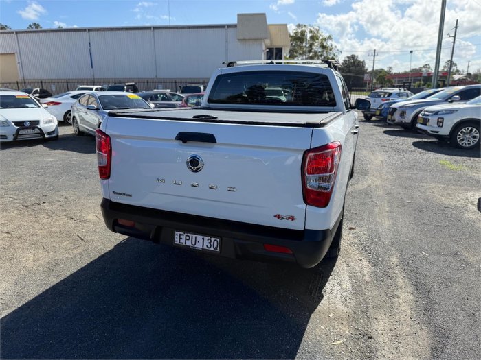 2021 SSANGYONG MUSSO ELX Q200S MY20.5 WHITE