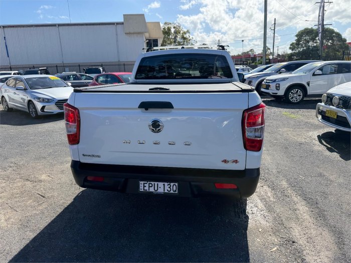 2021 SSANGYONG MUSSO ELX Q200S MY20.5 WHITE