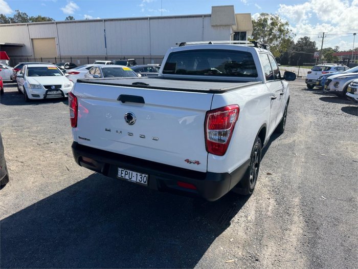 2021 SSANGYONG MUSSO ELX Q200S MY20.5 WHITE