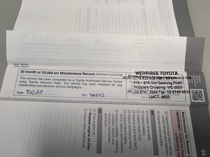 2018 Toyota Corolla Ascent Sport ZRE182R Crystal Pearl