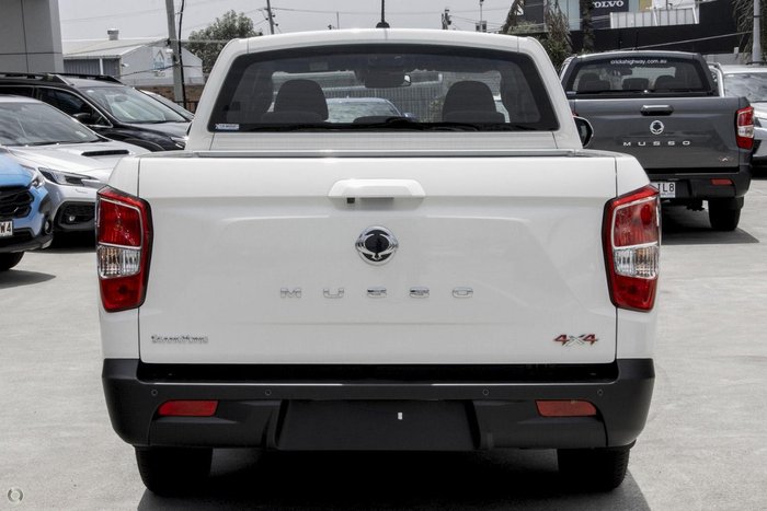 2025 KGM SsangYong Musso ELX Q261 MY24 4X4 Dual Range Grand White