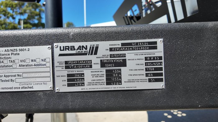 2026 Urban Caravans Xtreme 18'9