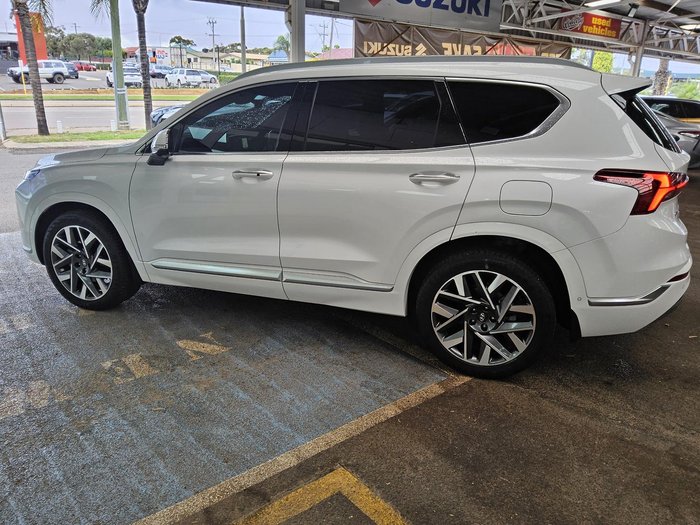 2023 Hyundai Santa Fe Highlander TM.V4 MY23 4X4 On Demand Glacier White