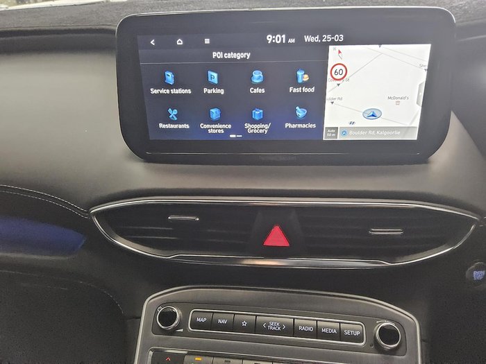 2023 Hyundai Santa Fe Highlander TM.V4 MY23 4X4 On Demand Glacier White