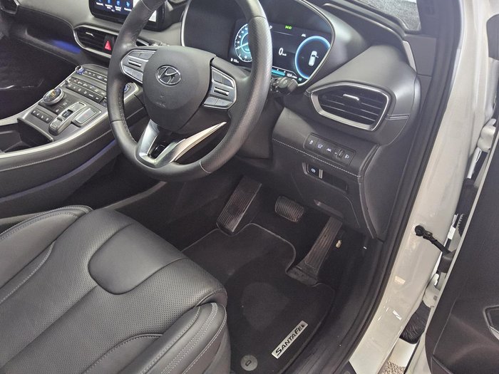 2023 Hyundai Santa Fe Highlander TM.V4 MY23 4X4 On Demand Glacier White