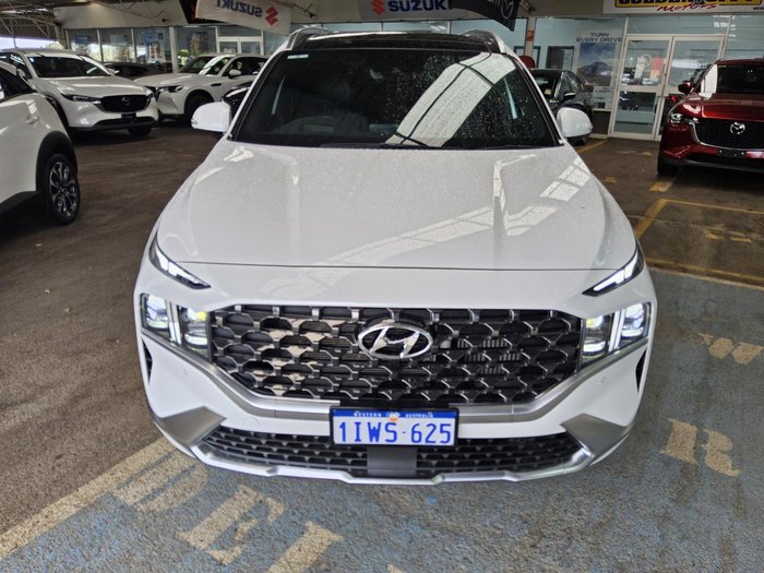 2023 Hyundai Santa Fe Highlander TM.V4 MY23 4X4 On Demand Glacier White