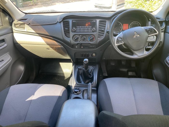 2015 Mitsubishi Triton GLX MQ MY16 4X4 Dual Range White