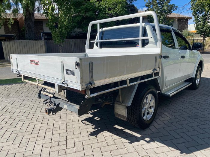 2015 Mitsubishi Triton GLX MQ MY16 4X4 Dual Range White