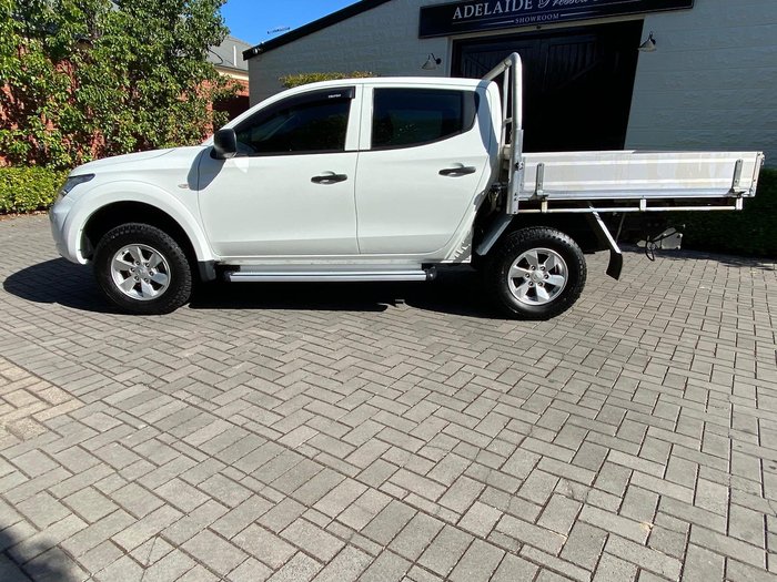 2015 Mitsubishi Triton GLX MQ MY16 4X4 Dual Range White