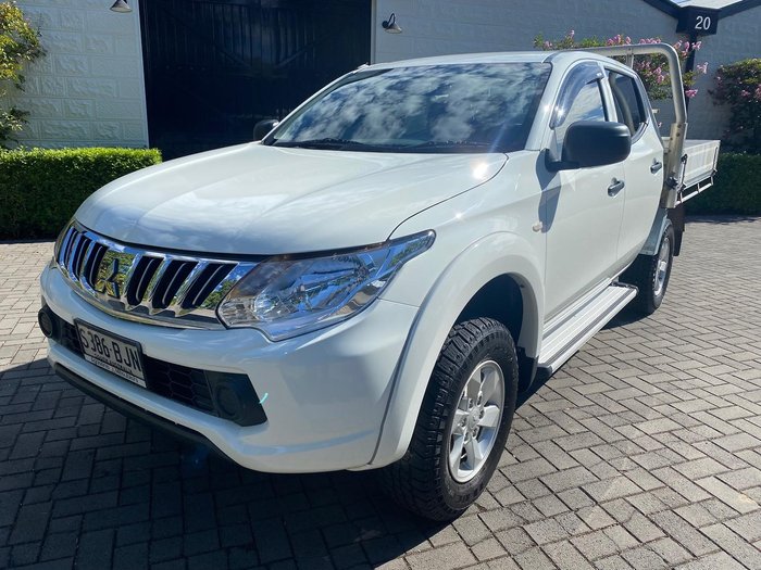 2015 Mitsubishi Triton GLX MQ MY16 4X4 Dual Range White