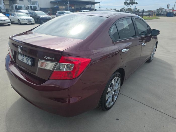 2013 Honda Civic Sport 9th Gen Ser II MY13 Carnelian Red