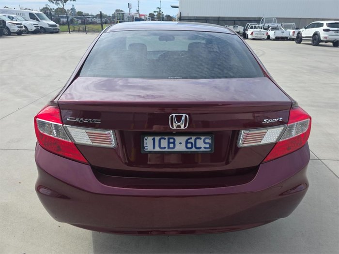 2013 Honda Civic Sport 9th Gen Ser II MY13 Carnelian Red