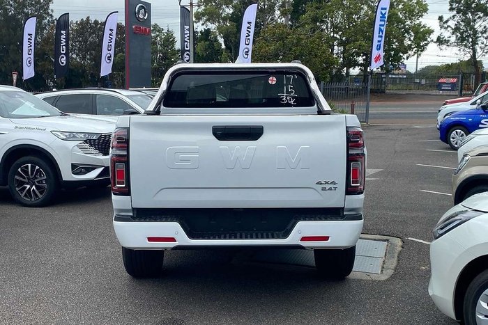 2025 GWM Cannon Ultra NPW 4X4 Dual Range Pearl White (9F01)