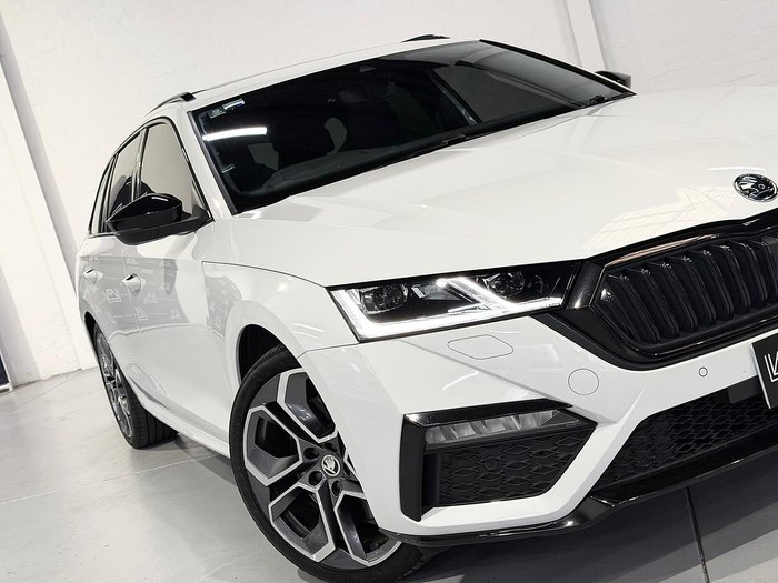 2022 SKODA Octavia RS NX MY23.5 Moon White