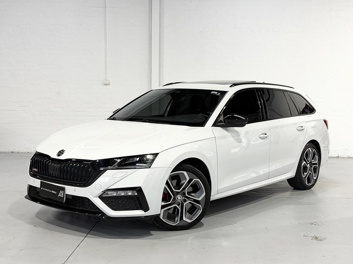 2022 SKODA Octavia RS NX MY23.5 Moon White