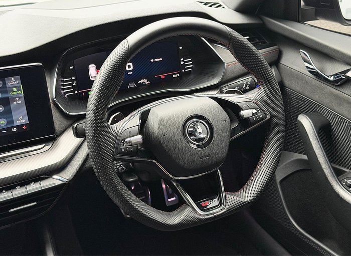 2022 SKODA Octavia RS NX MY23.5 Moon White