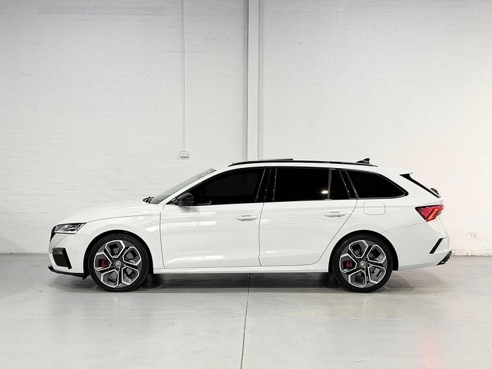 2022 SKODA Octavia RS NX MY23.5 Moon White