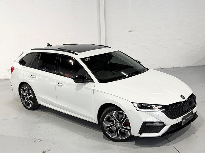 2022 SKODA Octavia RS NX MY23.5 Moon White