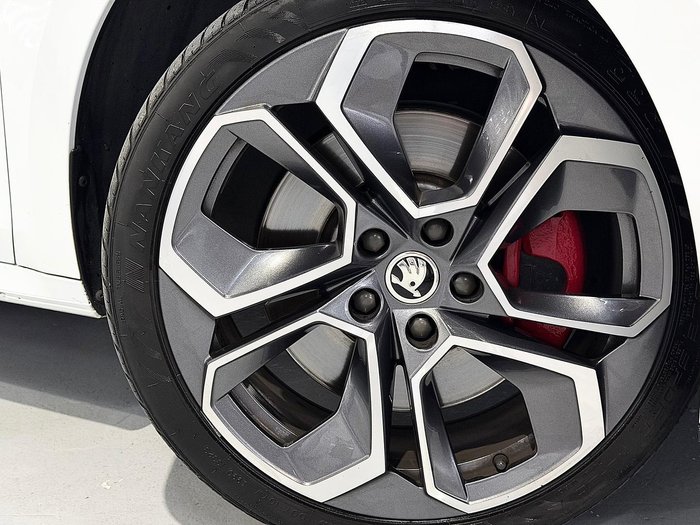 2022 SKODA Octavia RS NX MY23.5 Moon White