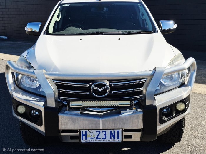 2018 Mazda BT-50 GT UR 4X4 Dual Range Cool White