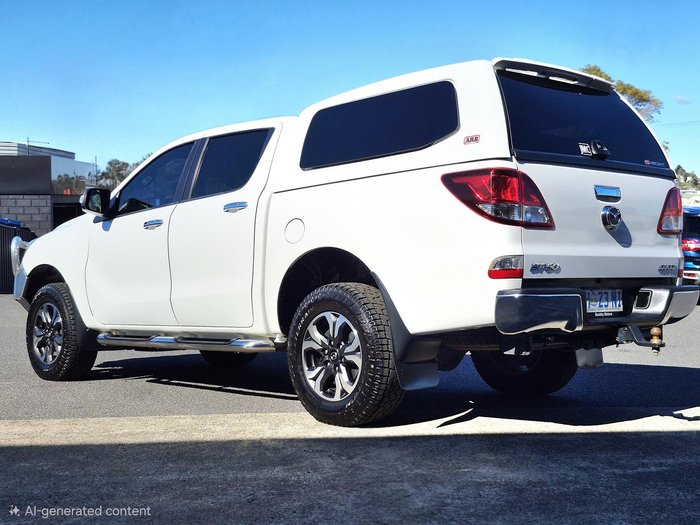 2018 Mazda BT-50 GT UR 4X4 Dual Range Cool White